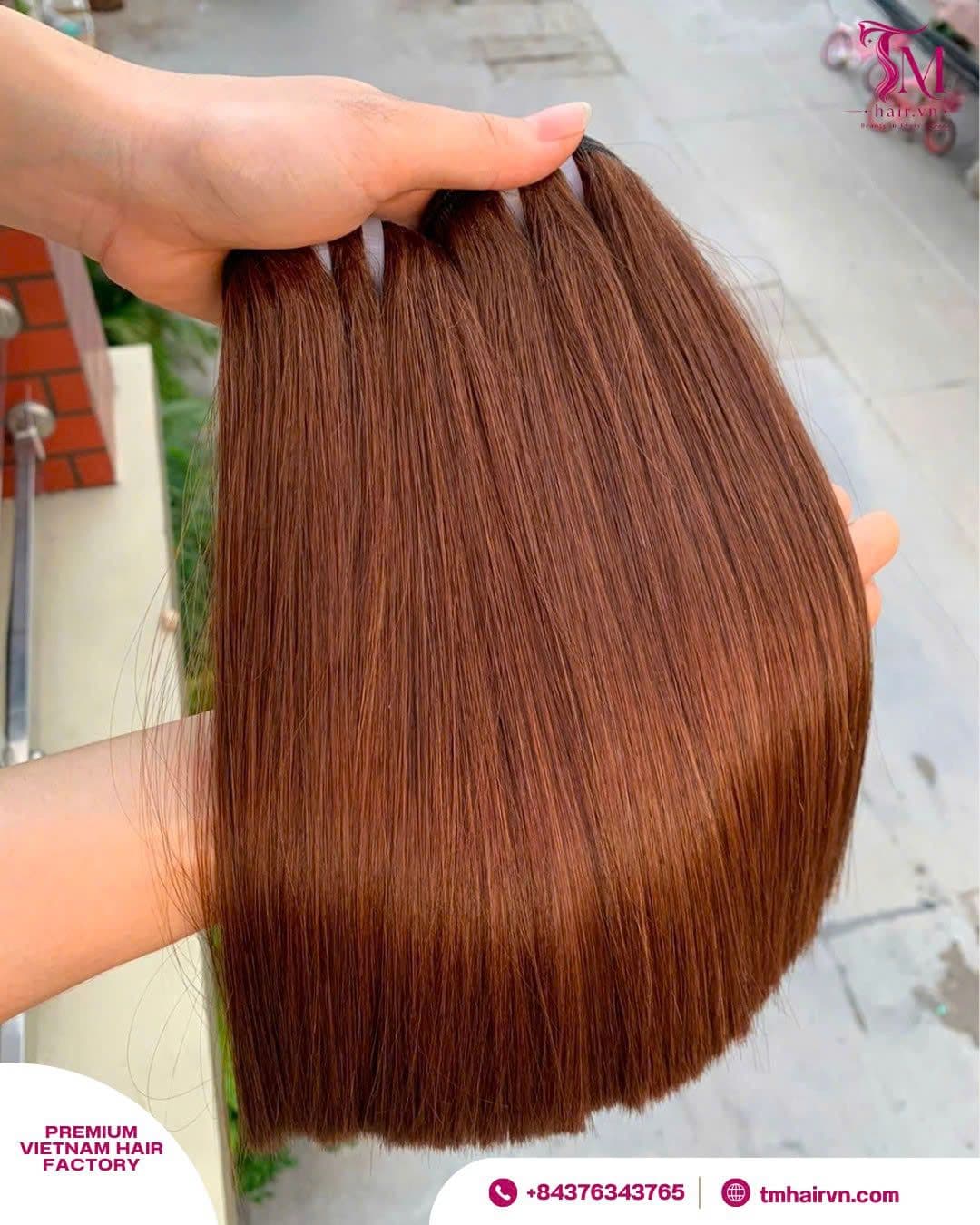 Bone Straight Brown Color